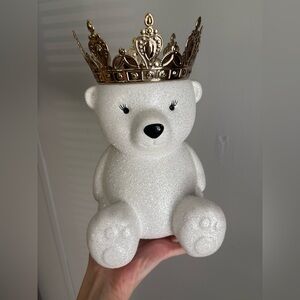 Bath and body works three wick candle bear holder